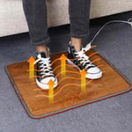 Winter Heating Foot Mat Pad Warm Feet Thermostat Carpet One Size