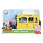 5029736073886 PROMO Peppa Pig - Wooden camper with figurine 07388