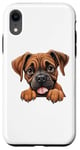 Coque pour iPhone XR Boxer mignon pour homme et femme