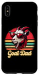 Coque pour iPhone XS Max Vintage Goat Dad G.O.A.T Best Goat Daddy Funny pour la fête des pères