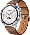 HUAWEI WATCH GT 5 46mm Smartwatch, Sharp-Edged Design, All-new Running and Cycling Sports, Health Tracking, up to 14 Days Battery Life, Compatible with iOS and Android, Brown 【Amazon Exclusive】