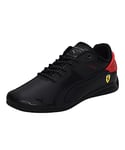 PUMA Mixte Ferrari Drift Cat Delta Basket, Black-Rosso Corsa, 40 EU