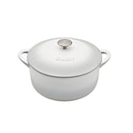 Denby CINC-589 Natural Canvas Cast Iron 4L Round Casserole