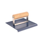 Bon 22-776 6 x 6-inch Wooden Handle Blue Steel Sidewalk Edger with 1/4-inch Radius and 3/8-inch Lip