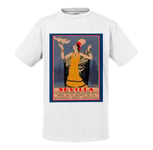 T-Shirt Enfant Sevilla Espagne Affiche Poster Vintage Voyage Art Deco 30's