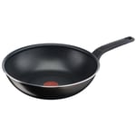 TEFAL Easy Cook & Clean Wok 28 cm, Non induction, Revetement antiadhésif, Fab...