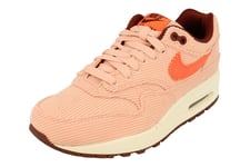 Nike Air Max 1 PRM Mens Trainers Coral - Pink - Size UK 5.5