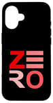 Coque pour iPhone 16 Rouge Zeroed in ! Graphique rouge