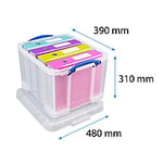 Really Useful Box Plastic Storage 35 Litre 480 x 390 x 310 mm