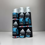 Adidas Ice Dive Men’s Deodorant 48H Spray Fresh & Tonic  - Pack of 3 X 150ml