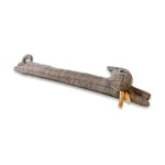 Sweet Home - Boudin de Porte et fenêtre valable pour Porte blindée en Polyester rembourré, Boudin de Porte Pratique avec poignée, Saucisse Boudin de Porte Long 80 cm et diamètre 10 cm