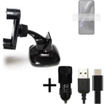 For Motorola Edge 30 Neo car holder + CHARGER windshiled bracket 