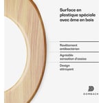 Blumfeldt - Dombach Abattant wc avec Frein de Chute Siège de Toilette Cuvette Toilette en Bois Antibactérienne Abattant wc Bois Forme Ovale