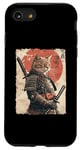 iPhone SE (2020) / 7 / 8 Samurai Cat Warrior Japanese Ukiyo-e Artwork Cat Samurai Case