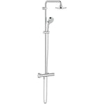 GROHE New Tempesta Cosmop. System Shower System with Thermostat for Wall Mounting Chrome 27922000