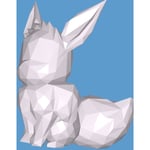 MakeIT Size: Xl, Low Poly "eevee" Pokémon Collection, Collect All Vit Xl