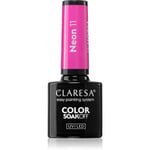 Claresa SoakOff UV/LED Color Neon Gel neglelak Skygge 11 5 g