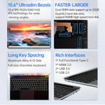 15.6in Blue Laptop FHD 1980x1080 DDR4 8G HD Laptop With Fingerprint Backligh SG5