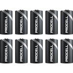 Duracell Procell D batterier, 10 stk.