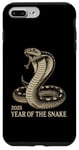 Coque pour iPhone 7 Plus/8 Plus 2025 Année du serpent Vintage Cobra Nouvel An chinois