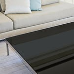 Film de protection pour table en verre noir transparent - 152 cm x 5 m - En Rouleau - noir - Dimexact