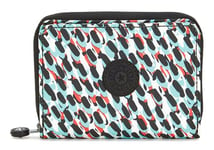 Kipling Money Love Medium Wallet, Abstract Print (White)