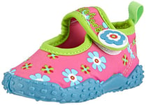 Playshoes GmbH Unisex Kids UV Protection Aqua Flowers Walking Baby Sandals, Pink (Pink/Blue 060), 12.5 Child UK(30/31 EU)(13.5 US)