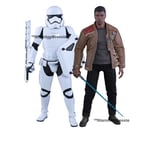 STAR WARS - Finn & First Order Riot Control Stormtrooper Action Figure Hot Toys