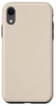 Coque pour iPhone XR Coque beige clair kaki