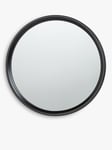 John Lewis Timeless Round Wall Mirror, 51.5cm, Black