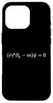 Coque pour iPhone 16 Pro Dirac Equation Quantum Mechanics Physics Cadeau étudiant