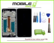 Vitre Tactile + Ecran LCD + chassis pour HUAWEI Y6-2 Y6-II (CAM-L23) Noir outils