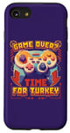 Coque pour iPhone SE (2020) / 7 / 8 Game Over Time pour les jeux vidéo de Thanksgiving en Turquie