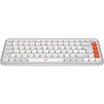 Logitech POP Icon Keys Wireless Keyboard (Off White)