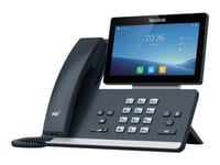 Yealink T58w - Voip-Telefon Med Nummerpresentation - 10-Party Samtalsförmåg - Sip, Sip V2 - 16 Rader - Klassiskt Grå