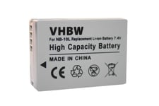 vhbw Li-Ion batterie 700mAh (7.4V) pour appareil photo DSLR Canon PowerShot G3x remplace Canon NB-10L