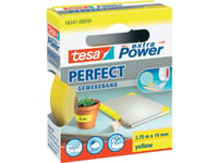 Tesa Perfect 56341-30-2 Textiltejp Tesa® Extra Power Gul (L X B) 2,75 M X 19 Mm 1 St