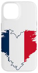 Coque pour iPhone 14 LA FRANCE DANS LE COEUR