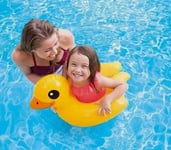 Inflatable Duck Ring Swimming Pool Childrens Kids Rubber Float Aid Swim Ring