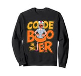 Code Boo In The Er Crew Ghost Boo-jee Nurse Halloween Sweatshirt