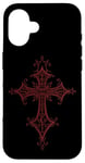 iPhone 16 Alternative Cross Mall Goth Gothic Grunge Romantic Case