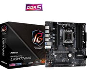 ASRock B650M PG Lightning Motherboard Micro ATX AM5 Socket DDR5