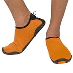 Cressi Unisex Adult Black Aqua Socks Lombok Water Shoes - Orange, UK 3/ EU 35