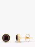 Auree Barcelona Birthstone Gold Vermeil Stud Earrings