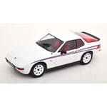 PORSCHE 924 MARTINI 1985 WHITE 1.18 KK Scale Auto Stradali Die Cast Modellino