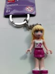 LEGO FRIENDS STEPHANIE MINIFIGURE KEYRING KEYCHAIN 853550