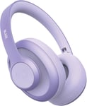 Clam Blaze Casque Bluetooth Supra Auriculaire avec 80h d'autonomie, Microphone ENC, Réduction du Bruit du Vent, sans Fil, Charge Rapide, Multipoint Bluetooth (Violet)