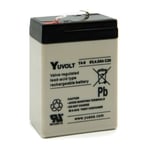 Batterie Plomb Etanche AGM VRLA Y4-6 Yuvolt Yucel Yuasa 6V 4Ah