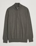 Barbour Lifestyle Cotton Half Zip Olive Marl