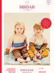 Sirdar Snuggly DK Baby Colour Block Sweater Knitting Pattern Booklet